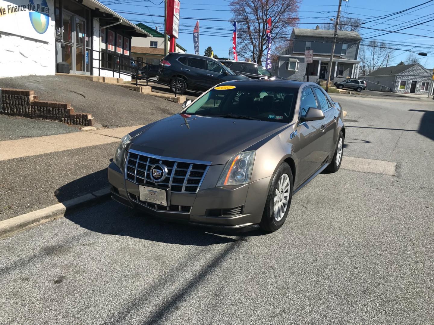 2012 Gray /Tan Cadillac CTS (1G6DC5E54C0) with an 3.0 V6 engine, Automatic transmission, located at 577 Chester Pike, Prospect Park, PA, 19076, (610) 237-1015, 39.886154, -75.302338 - Photo#2